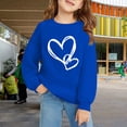 thumbnail image 2 of Mercatoo Girls Oversized Cute Sweatshirts Long Sleeve Crew Neck Cotton Pullover Tops Clothes Teen Kids 𝗣reppy Sweater Outfits, 2 of 8