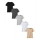 thumbnail image 3 of Paquete Playeras Cuello Redondo 5 Pz Algodón Premium Suave, 3 of 5