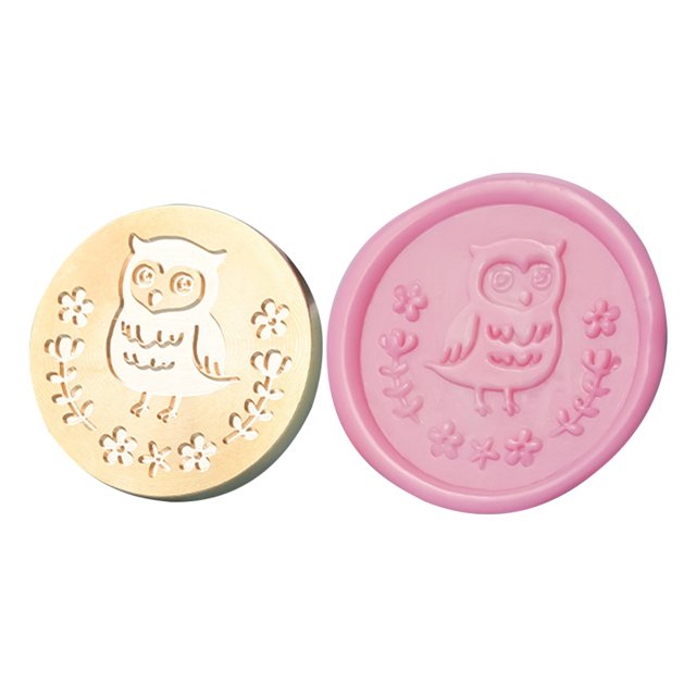 Animal DIY cera grano sello cabeza sobre decorativo redondo para invitaciones de boda Hugtrwg Para estrenar