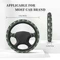 thumbnail image 5 of Daiia Cute Sloth Steering Wheel Cover Auto Steering Wheel Covers Breathable Anti-Slip Steering Wheels Car Interior Decor Accessories for Men Women Universal 15 Inch, 5 of 8