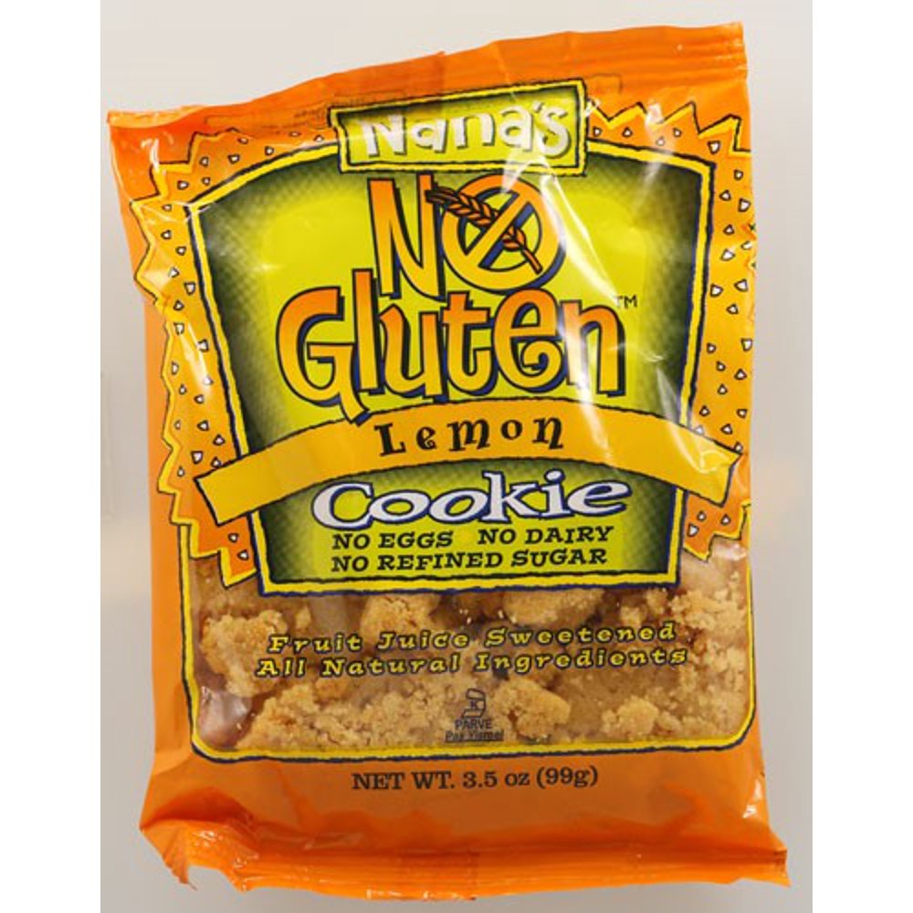 Nana's Cookies Lemon Cookie Gluten Free 3.5 Ounce