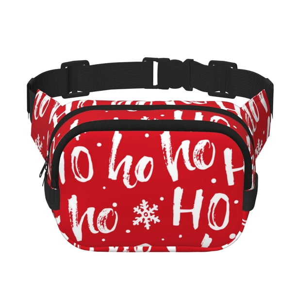 Balery Hohoho Mochila Cinturón para Mujeres y Hombres, Bolsa de Cintura Impermeable de Doble Capa con Correa