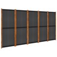 thumbnail image 3 of vidaXL 4-Panel Room Divider Black 110.2"x70.9", 3 of 67