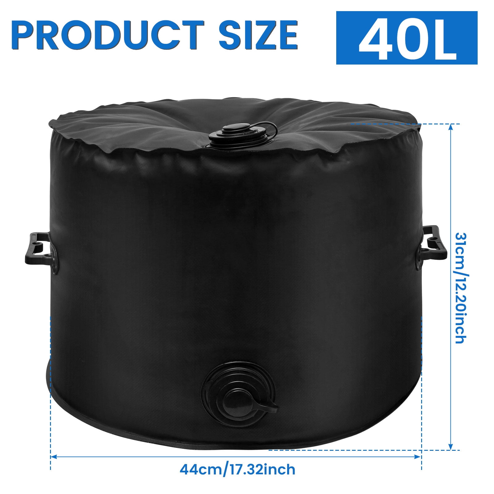 Fznkrag Umbrella Base Weight Bag Up to 100 lbs Umbrella Base Water Bag Umbrella Stand Outdoor Base,40L