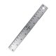 thumbnail image 1 of Regla de metal de acero inoxidable regla recta orificio colgante de la línea de servicio pesado dibujante de la regla de dibujo de la regla de dibujo 20 cm, 1 of 8
