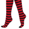 thumbnail image 4 of CAZOFW Socks for Women Knee High Stretchy Striped Christmas Socks, Winter Casual Legwear Daily, 4 of 4