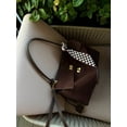 thumbnail image 2 of Bolsos de marca de lujo Rodeo para mujer, bolsos de piel auténtica de ante marrón, bolsos de mano con hebilla dorada, bolsos de hombro para mujer, bolsos de moda para mujer, 2 of 5