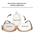 thumbnail image 5 of MezoJaoie Rotating Magnifier Makeup Glasses Single Lens Rotation Womens Cosmetic Eyeglasses Portable Presbyopia Glasses for Women Mom Grandma Wife Makeup Application typical, 5 of 9