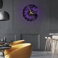 thumbnail image 4 of Coffee Shop Decor Vinyl Wall Clock, Vinyl Record Clock Wall Art Silent & Non-ticking(12 inchs C-LED), 4 of 6