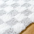 thumbnail image 2 of Livabliss Area Rugs for Living Room, 7x9 Urban Shag Modern Cream Rug, Bedroom Dining Room Home Decor Stain Resistant Carpet (6'7" x 9'6"), 2 of 5