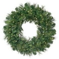 thumbnail image 2 of Regency International Pre-lit Belgium Mix Wreath 30", 70 Clear Lights - Natural Green - 30", 2 of 3