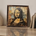 thumbnail image 3 of Mona Lisa Wood Pallet Art Wooden Sign Wall Plaque - Vintage Art Decoration, Wall Decoration - Ideal Gift For Home Decoration, Living Room, Bathroom, Bedroom, Garden, Dining, Bar, Cafe, Festival Par, 3 of 7