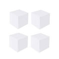 thumbnail image 4 of Minkissy 4Pcs Foam Craft Block for Wedding White Polystyrene Square Block Artists, 4 of 8