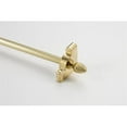 thumbnail image 1 of Zoroufy 01511-03513 36 in. Heritage Solid Stair Rod Set Extended Brackets Pineapple Finial in Polished Brass, 1 of 1