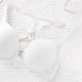 thumbnail image 3 of Bras for Women Front Closure Lace Racerback Style,Supportive No Underwire Bras Push Up Bralettes, 3 of 5