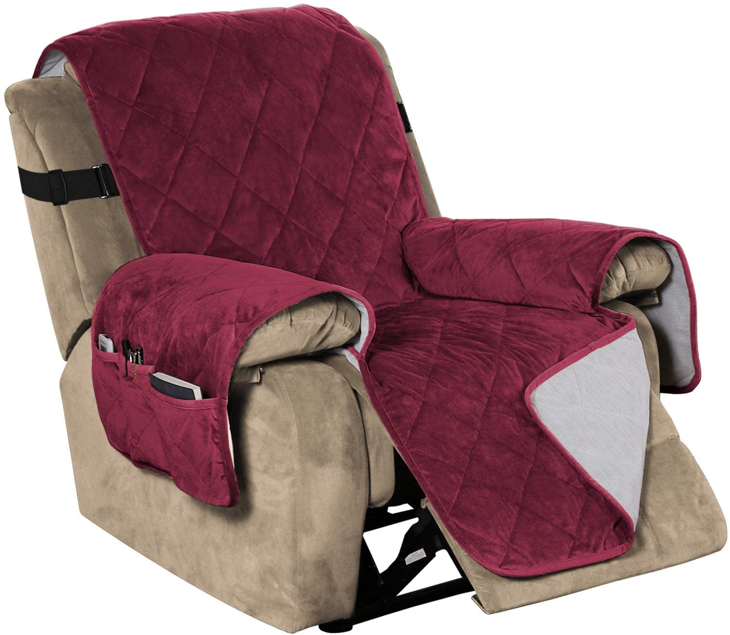 Recliner Chair Slipcover, Furniture Protector, Quilted Recliner Couch