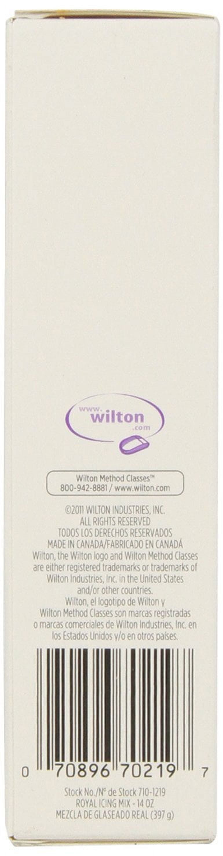 Wilton White Royal Icing Mix for Icing and Decorating Vanilla-Flavored Stiff Consistency 13.9 oz.