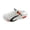 White, variant on Men's Close Toe Platform Sandals Wide Width Breathable Slip on Clogs Lightweight Non Slip Garden Work Shoes Black Size 9