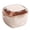 Pink, variant on Denture Case with Lid, Large Capacity Retainer Cleaning Box,Portable Denture Container Cup for Full Partial Dentures,Retainers,Night Guards,Clear Dental Appliance Storage Holder,Leakproof Travel Case