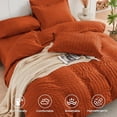 thumbnail image 3 of Juego de edredón HYMOKEGE Burnt Orange Queen, 7 piezas, 3 of 8