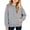 Gray, variant on Kids Long Sleeve Pullover Hoodie Casual Relaxed Fit Sweatshirt with Drawstring Hood and Kangaroo Pocket for Boys Girls