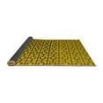 thumbnail image 2 of Ahgly Company Indoor Rectangle Abstract Yellow Modern Area Rugs, 2' x 3', 2 of 4