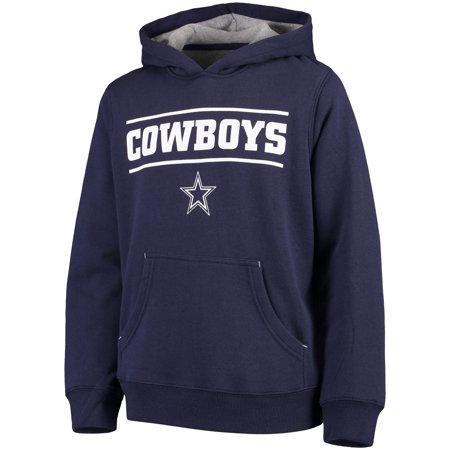 Dallas Cowboys Mens Jackets - Youth Navy Dallas Cowboys Hal Pullover Hoodie