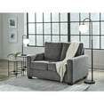 thumbnail image 3 of Ashley Furniture Rannis Pewter Twin Sofa Sleeper, 3 of 10