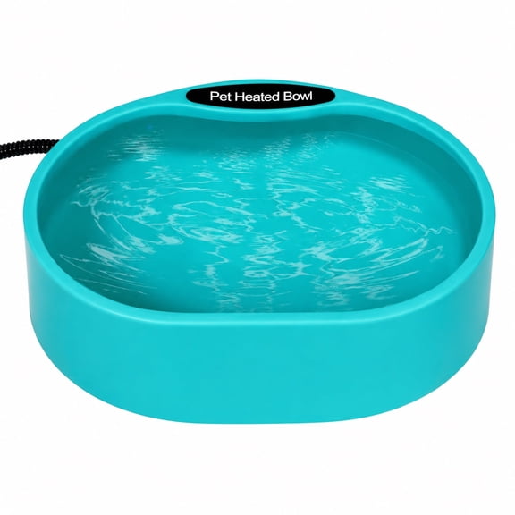 MAXLAPTER Heated Water Bowl for Dogs and Cats, Outdoor Pet Water Bowl