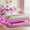 Velvet Pink, variant on Afuhokles Full Size Bed Frame with LED Lights, Platform Bed Frame with Bookcase Headboard, Upholstered Bed with Hidden Storage, Velvet Pink