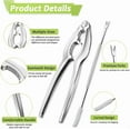 thumbnail image 3 of 9 PCS Lobster Crackers and Picks Set, Stainless Steel Crab Leg Tools, including 3 Lobster Cracker and 6 Forks, Heavy Duty Shellfish Nut Cracker Set, Seafood Tools for King Crab Legs Shellfish Claw, 3 of 10
