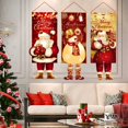 thumbnail image 2 of Bandera colgante de Papá Noel, decoraciones navideñas para el hogar, regalos de Navidad, adorno de Navidad Natal, Año Nuevo 2023, 2024, 2 of 5