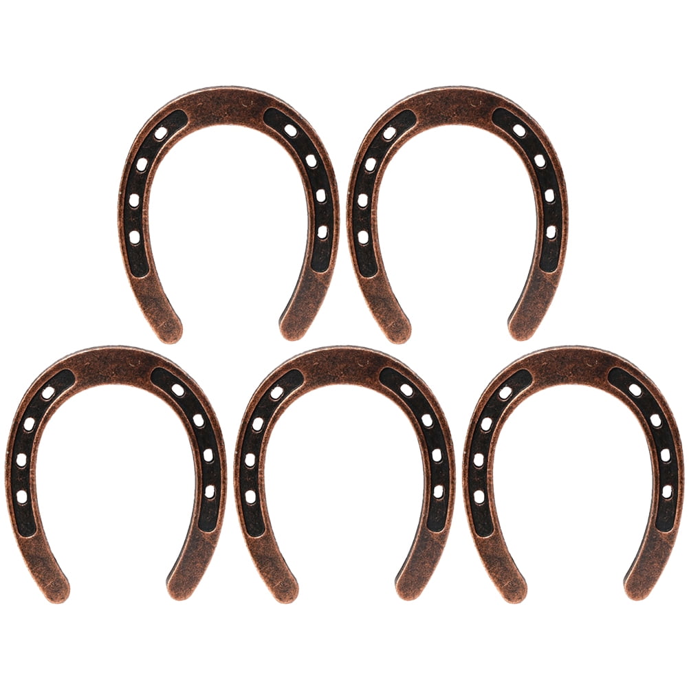 5Pcs Horseshoe Sculptures Horseshoe Hanging Decoration for Celecbration
