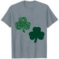 thumbnail image 3 of Fiudx Ropa de Mujer Camiseta Informal de Manga Corta con Cuello Redondo y Estampado de San Patricio para Mujer, 3 of 3