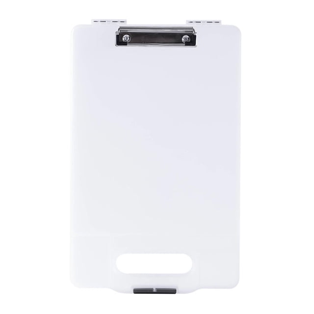 Caja De Almacenamiento Portátil Tablero De Escritura Hogar A4 Caja De Almacenamiento De Archivos De Datos Archivos De Escritorio Con Manija Colgante Carpeta De Tablero De Copia Para Office School Methold EL014387-02