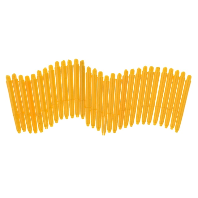 30 piezas de plástico universal 2ba ejes de dardos reemplazo de dardos tallos amarillos Sunnimix 30 Piezas 2BA Dart Shafts