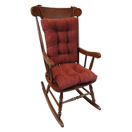 

Klear Vu Gripper Polar Chenille Jumbo 2 Piece Rocking Chair Cushion Set
