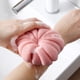 thumbnail image 4 of Esponja de baño con bolas de lufa para ducha, 4 unidades, bola de ducha de calabaza, puf de malla para cuerpo, mujeres y hombres, esponja de baño para hacer espuma, 4 of 5