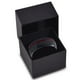 Tungsten Wedding Band Ring 8mm for Men Women Red Black Domed Brushed Polished Offset Line Lifetime Guarantee – image 3 sur 4