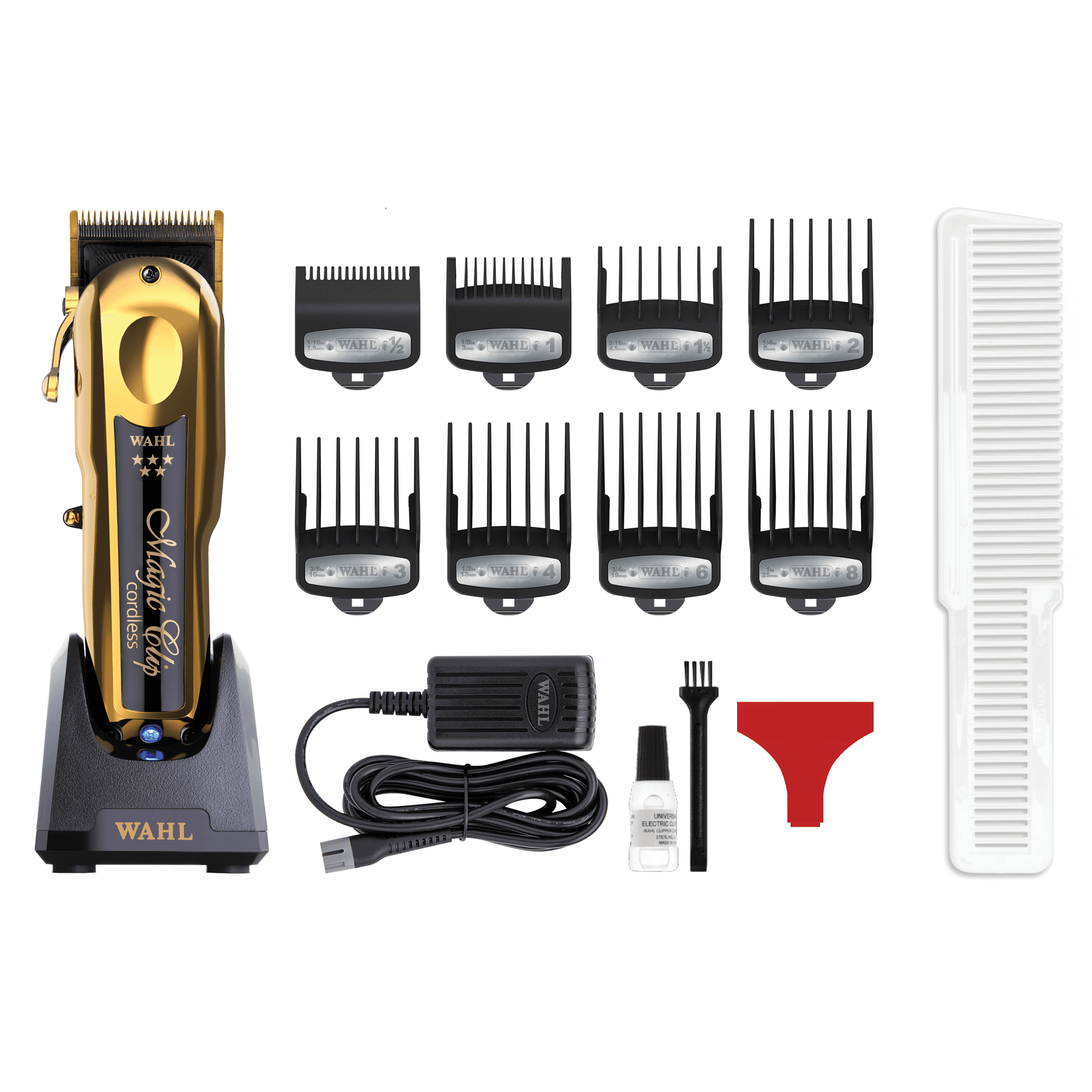 Wahl Professional Hair Cutting Machine - 5 Star Cordless Magic Clip Gold  Trimmer 8148-700 - Walmart.com