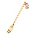 thumbnail image 1 of New Year Tableware Dessert Fork Stirring Small Fork New Year Gift Fork, 1 of 2