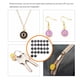 thumbnail image 2 of Jumpingount Paquete de 26 abalorios con letras iniciales para hacer colgantes colgantes de aleación plana de doble cara para accesorios de collar Ropa, zapatos y accesorios Miscelánea Negro, 2 of 6
