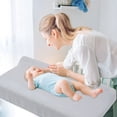 thumbnail image 7 of AUQ 2026 New Breathable Baby Changing Pad Cover,Soft and Smooth Water Resistant Table Topper for Nursery and Travel, 7 of 7