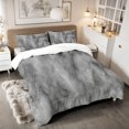 thumbnail image 2 of Grey Marble King Size Comforter Set – 3 Piece King Comforter Set - Soft Microfiber All Season King Comforter by Conrad’s Limited Collections, 2 of 5