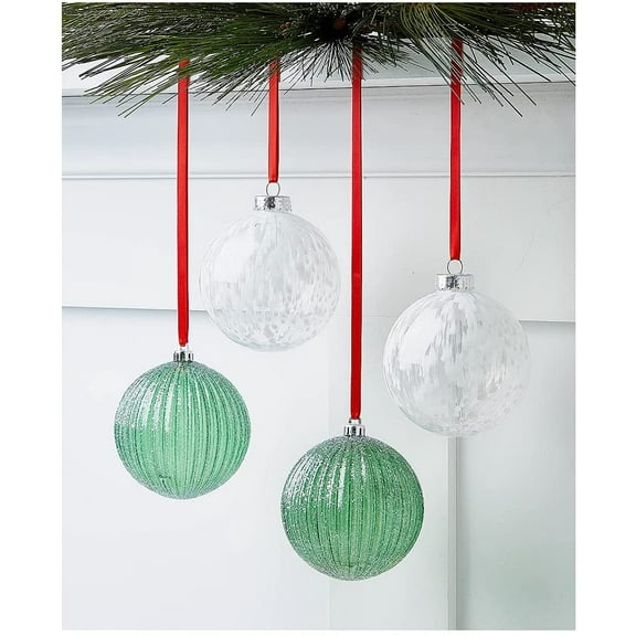 Holiday Lane Birds & Boughs Shatterproof Ornaments, Set of 4