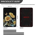 thumbnail image 3 of POLERO RV Door Window Shade Cover Privacy and UV Rays Protection Blackout Shades Retro Sunflower Butterfly RV Interior Accessories 17.3x26 inch, 3 of 7