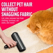 ChomChom Roller Pet Hair Remover Reusable Lint Roller, Black