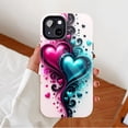 thumbnail image 2 of Glossy Artistic Swirly Heart Phone Case for Couples, Perfect for Valentine's Day, Compatible with iPhone 11/12/13/14/15/16 (Pro Max/Plus), 2 of 9