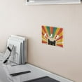 thumbnail image 5 of Yayeee Toggle Light Switch Wall Plate 2-Gang 4.56"x4.48" Decorative Outlet Cover, Colorful Black Cat, 5 of 7