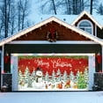 thumbnail image 5 of Hometravel Christmas Garage Door Decor, Merry Christmas Printed Hanging Cloth, Festive Outdoor Garage Banner for Seasonal Display and Holiday Atmosphere, 5 of 6